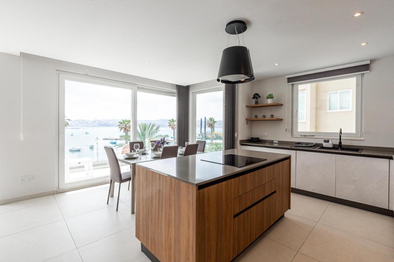 Seafront Luxury Apartment St. Paul's Bay Exterior foto